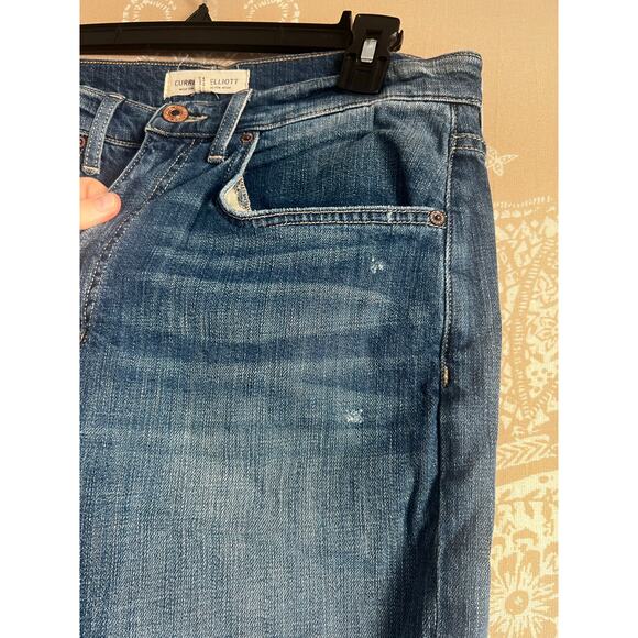 Current/ Elliott Straight Leg Jeans Medium Wash Size 30 - Picture 7 of 10